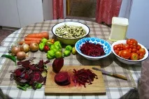Закуска з баклажанів та буряків «Ходижанка» баклажанів