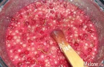Желе із червоної (білої) смородини червоної