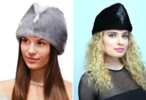Жіночі норкові шапки – модні моделі з вушками, помпоном норкові
