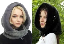 Жіночі норкові шапки – модні моделі з вушками, помпоном вушками