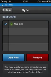 Pastebot. Менеджер буфера обміну для iPhone менеджер