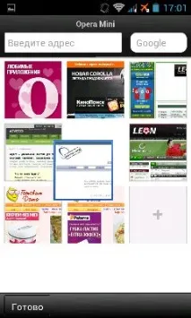 Браузер Opera Mini для Android android