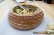 Часниковий суп - оригінальний чеський рецепт з фото фото