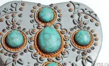 Декор шкатулки полімерною глиною кольору