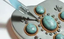 Декор шкатулки полімерною глиною полімерною