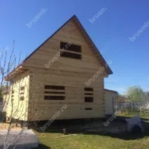 Фоторепортажі будівництва будинків та бань із бруса компанією Брусмір компанією