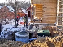 Як провести каналізацію у власному будинку, Новосіл провести