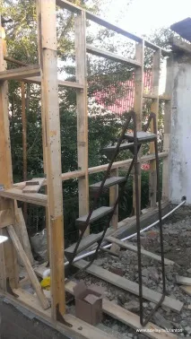 Каркасне будівництво або як ми добудовували ванну та передпокій (Багато фото), Зроби Сам добудовували