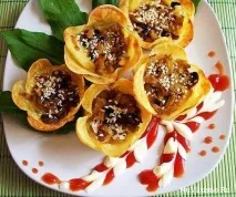 Картопляні квіточки-кошики з начинкою «квіточки»