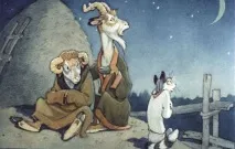Кіт, козел та баран - читати казку онлайн - українські казки баран
