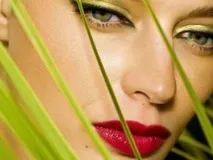 Макіяж для зелених очей нанесення make-up покроково для зелених очей.зелено-сірих, каре-сірих нанесення
