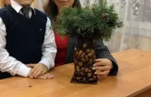 Майстер-клас Буква Т із природних матеріалів літеру