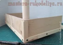 Майстер-клас з роботи з деревом Лежанка для кота деревом