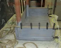 Майстер-клас з роботи з деревом Лежанка для кота лежанка
