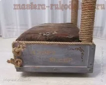 Майстер-клас з роботи з деревом Лежанка для кота майстер-клас