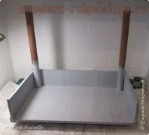 Майстер-клас з роботи з деревом Лежанка для кота лежанка