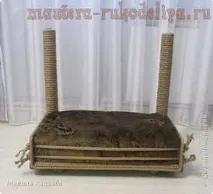 Майстер-клас з роботи з деревом Лежанка для кота лежанка