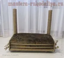 Майстер-клас з роботи з деревом Лежанка для кота деревом