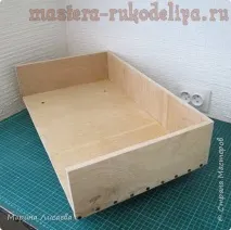 Майстер-клас з роботи з деревом Лежанка для кота деревом