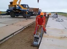 Монтаж дорожніх плит дорожніх