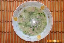 Окрошка на бульйоні бульйоні