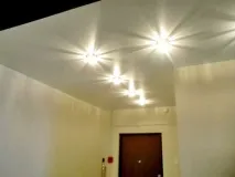 Освітлення натяжних стель дизайн своїми руками, відео та фото натяжних