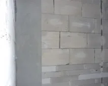 Оздоблення будинку з газоблоку - армована капронова сітка, затягування клеєм - Будівництво та ремонт армована
