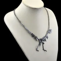 Підвіска Aliexpress Fashion Jewelry Gothic Tyrannosaurus Rex Skeleton Dinosaur Pendant Necklace підвіска