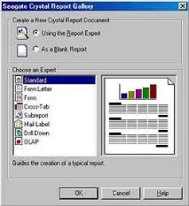Підготовка звітів у Crystal Reports звітів