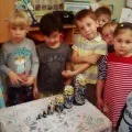 Полхів-майданський розпис матрьошки (підготовча група) матрьошки