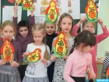 Полхів-майданський розпис матрьошки (підготовча група) матрьошки