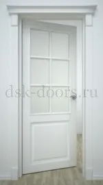 Продаж фінських білих дверей Alavus, білі класичні двері та сірі міжкімнатні білі