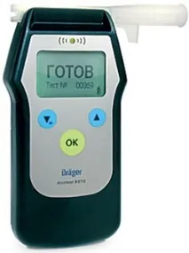 Професійний портативний алкотестер для офіційних оглядів Drager AlcoTest 6810 алкотестер