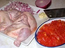 Рецепт курки з помідорами у вині, Чоловічий кулінарний сайт. курки