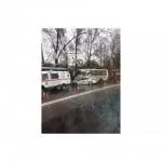 Весільний авто розбився про маршрутку в Новокузнецьку - нові подробиці авто