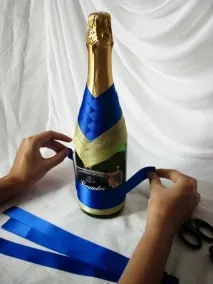 Прикраса пляшок своїми руками ідеї для творчості своїми