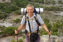 Валерій Шанін велосипедом