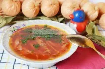 Смачний борщ на курячому бульйоні - рецепт з покроковими фото. курячому