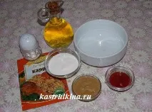 Смачні домашні сухарики з батона з кетчупом, спеціями та гірчицею кетчупом