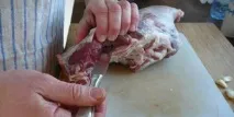 нога