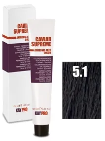 Безаміачна крем-фарба Caviar supreme світло-коричневий попелястий 5 caviar