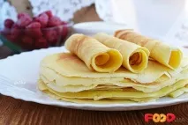 Млинці з кислої сметани - Кулінарні рецепти сметани