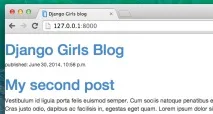 CSS - зроби це красивим · Django Girls Tutorial красивим