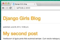 CSS - зроби це красивим · Django Girls Tutorial django