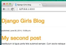 CSS - зроби це красивим · Django Girls Tutorial django