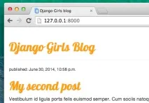 CSS - зроби це красивим · Django Girls Tutorial зроби