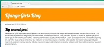 CSS - зроби це красивим · Django Girls Tutorial django