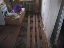 Демонтаж дерев’яної підлоги кухні детальний опис робіт яної