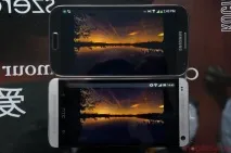 І знову порівнюємо екрани Galaxy S4 та HTC One екрани