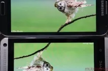 І знову порівнюємо екрани Galaxy S4 та HTC One порівнюємо